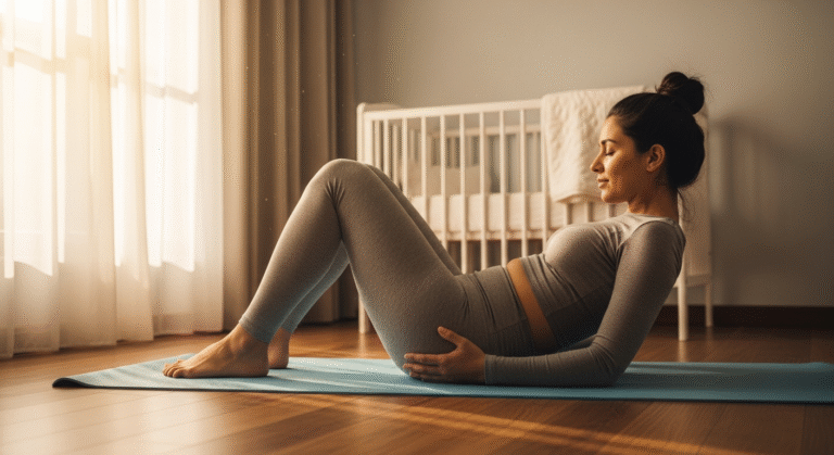 Postpartum Pelvic Tilt Exercises