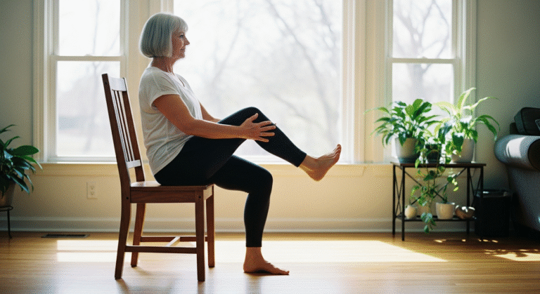 8 Effective seated leg exercises for seniors